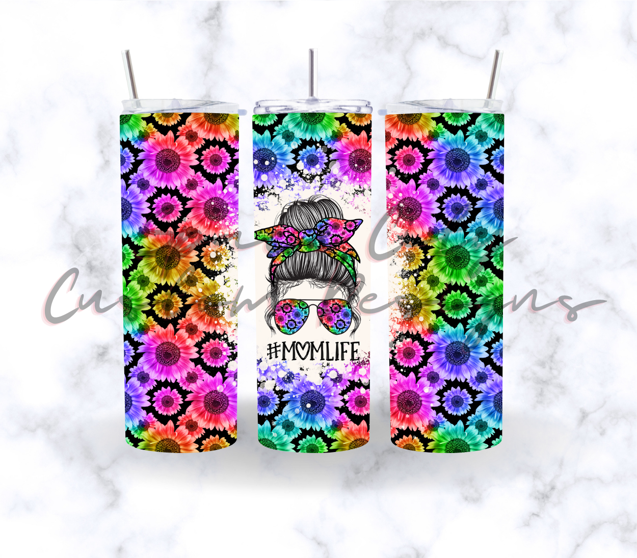 MOM LIFE COLORFUL SUNFLOWERS