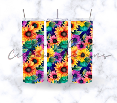 COLORFUL SUNFLOWERS 