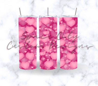 DARK PINK HEARTS