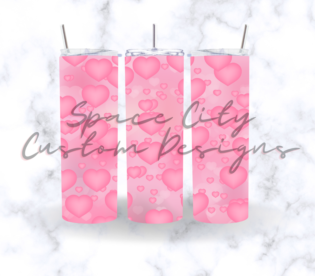 LIGHT PINK HEARTS