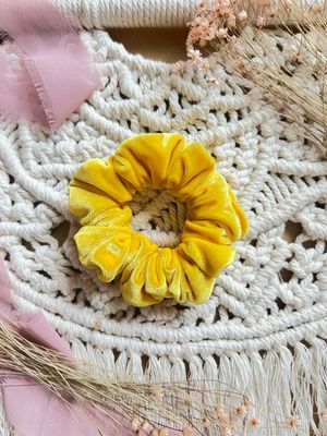 Mini Velvet Yellow Mustard