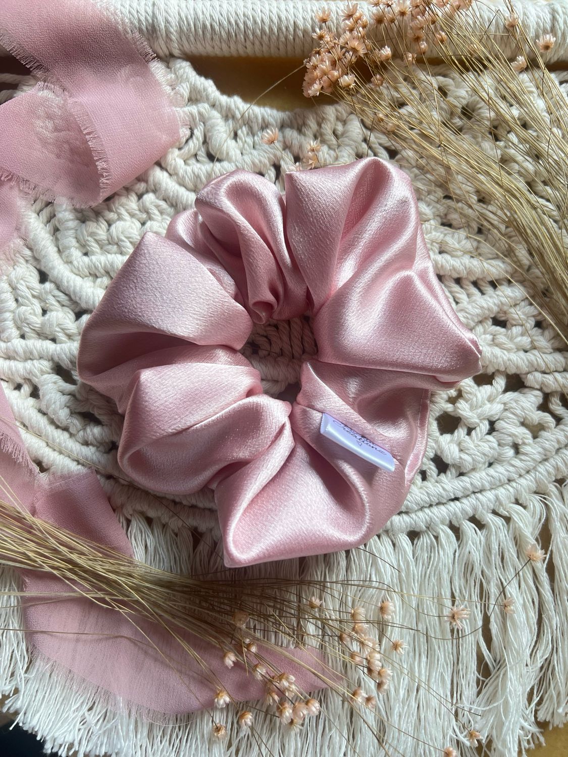 Lovely in Pink Shimmer Satin