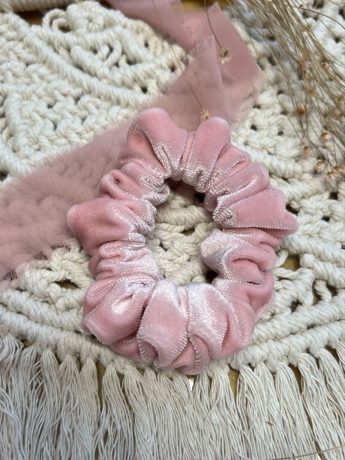 Mini Velvet Baby Pink