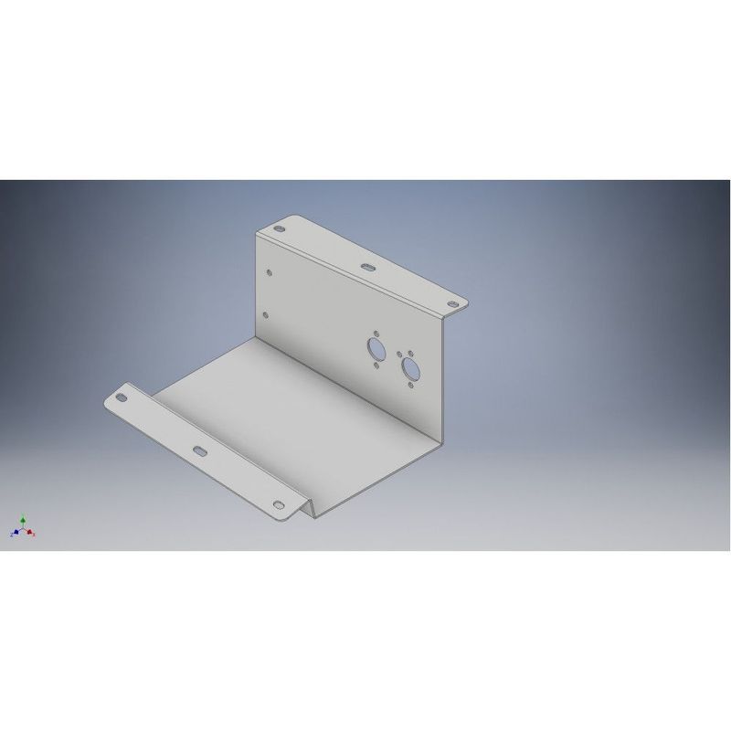 Montageplaat RVS Autoterm, Webasto en Eberspacher voor VW T5 & T6