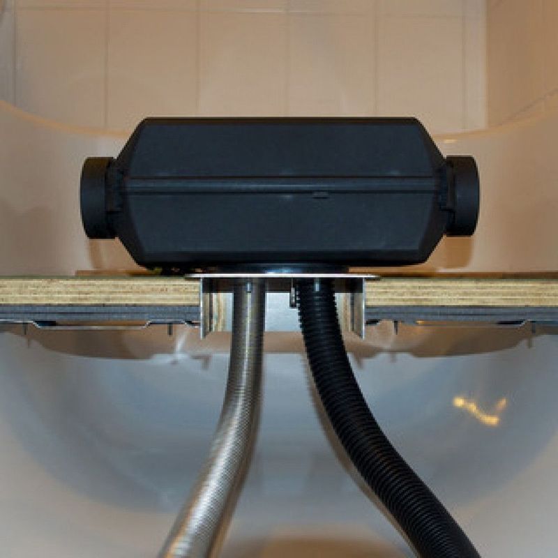 Montageplaat Autoterm, Webasto en Eberspacher voor in Campers 2d/5cm