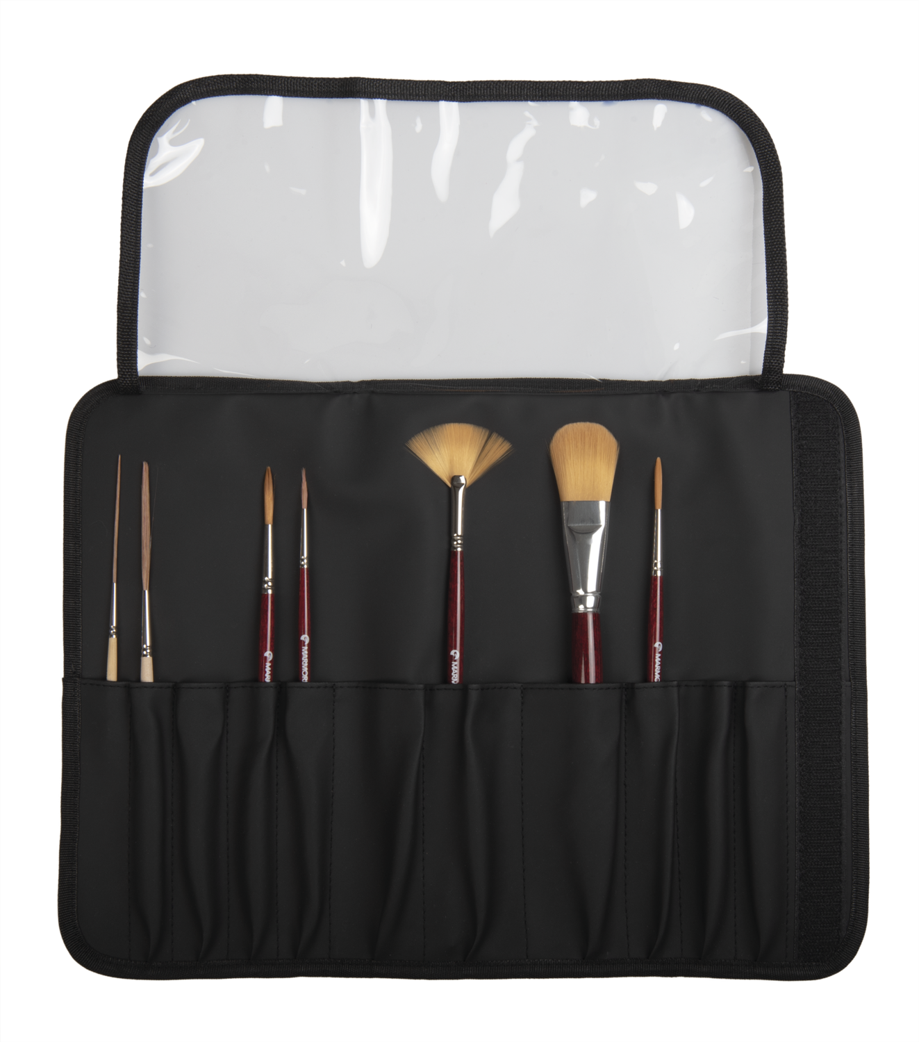 KIT 7 PENNELLI CON PORTA PENNELLI