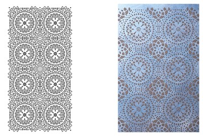 STENCIL "LACE"  CM.30X60 COD.98535