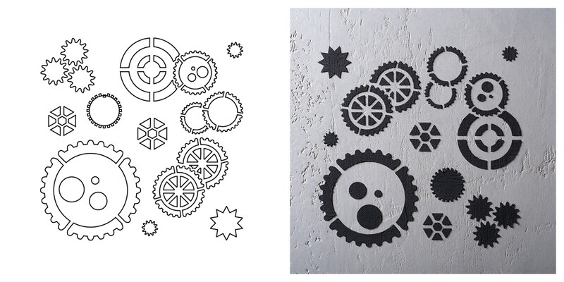 STENCIL "LACE"      CM.30X30 COD.98546