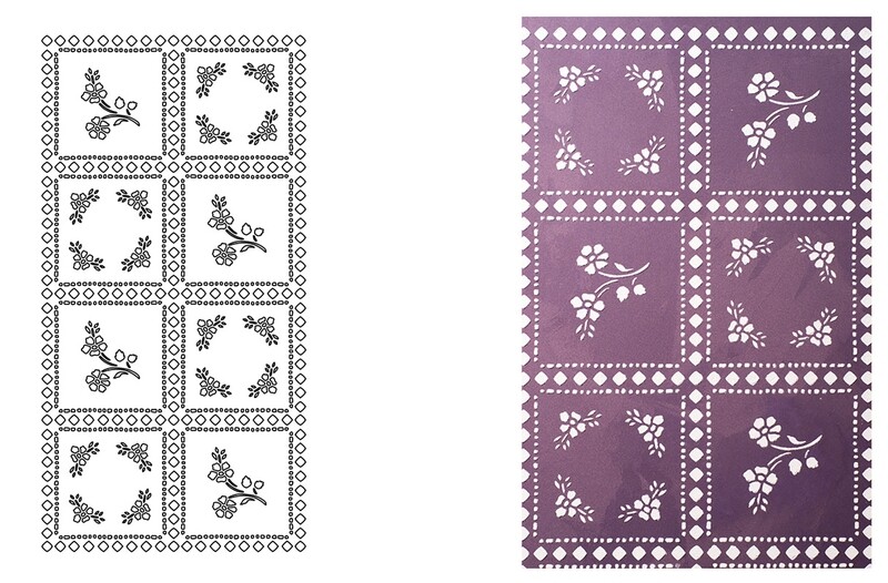 STENCIL "LACE"  CM.30X60 COD.98536