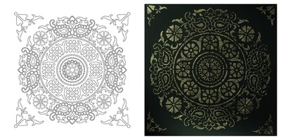 STENCIL      CM.60X60 COD.98510