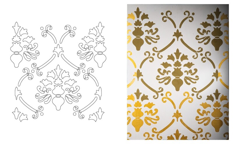 STENCIL       CM.60X60 COD.98530