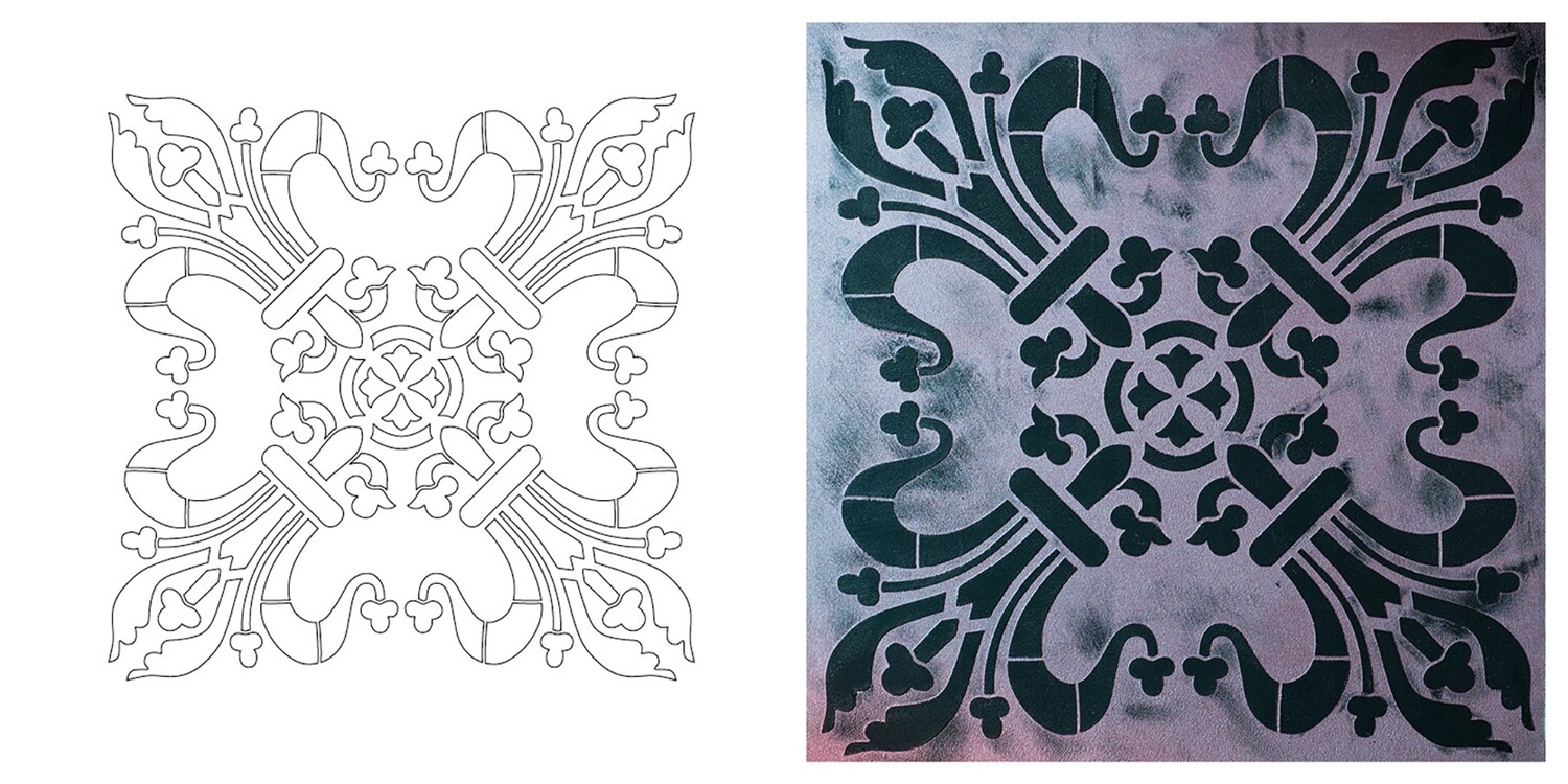 STENCIL       CM.60X60 COD.98514