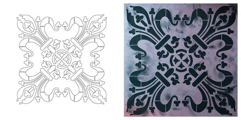 STENCIL       CM.60X60 COD.98514