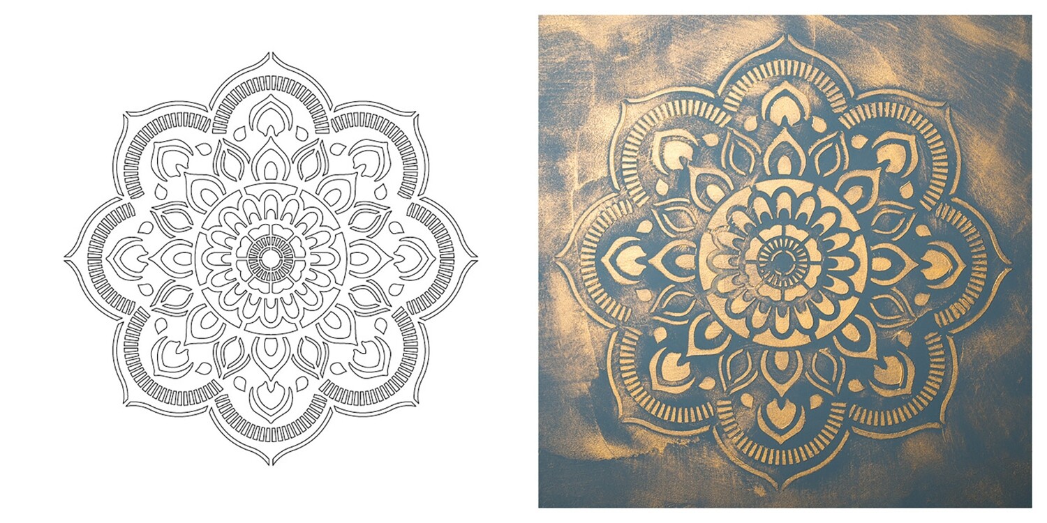 STENCIL       CM.60X60 COD.98518