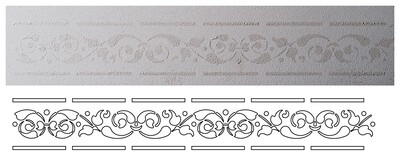 STENCIL      CM.15X60 COD.98505