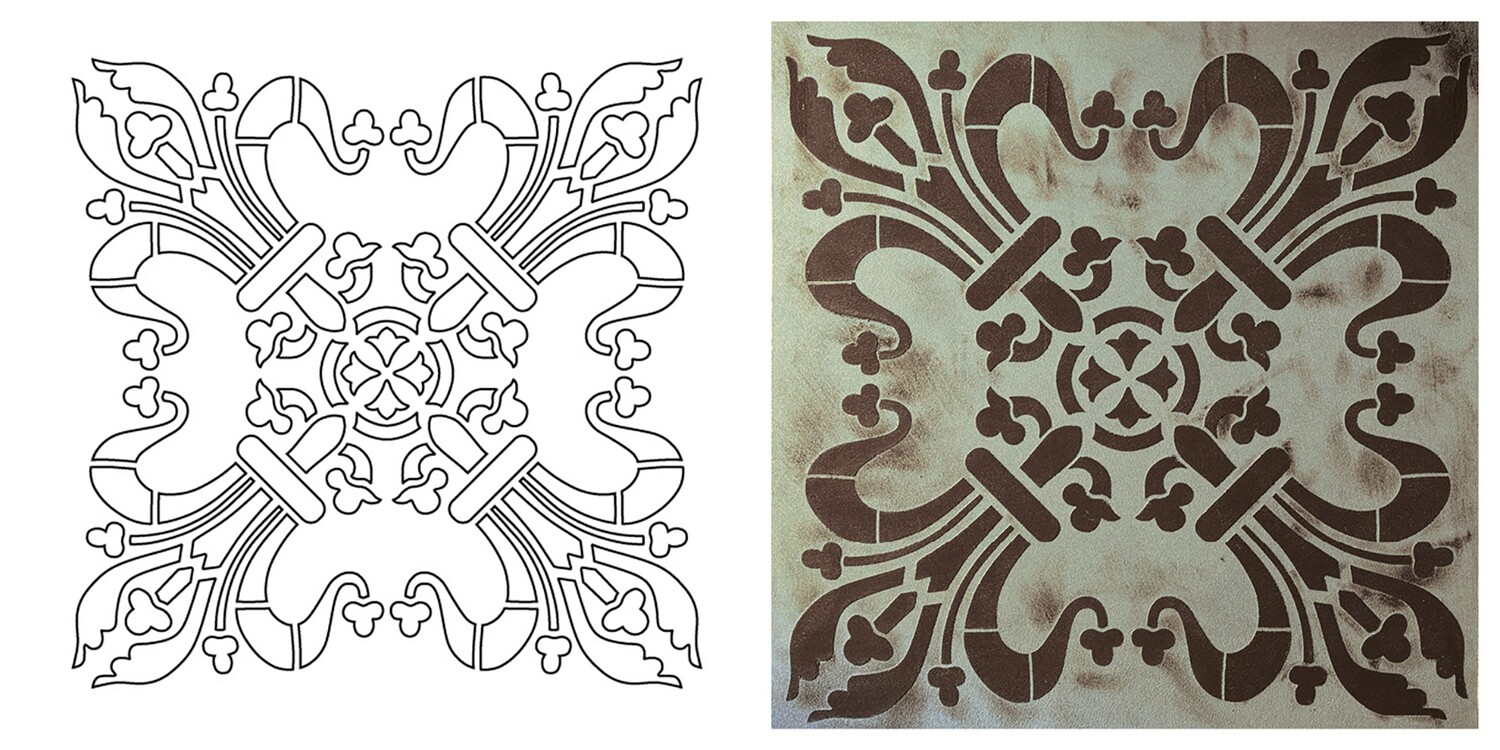 STENCIL     CM.30X30 COD.98543