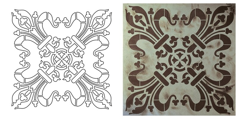 STENCIL     CM.30X30 COD.98543