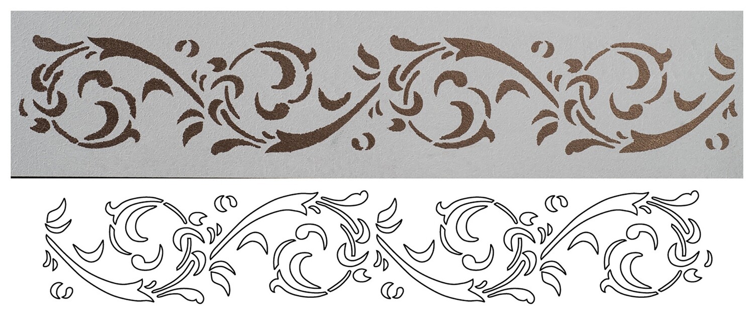 STENCIL      CM.15X60 COD.98504