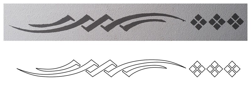 STENCIL      CM.15X60 COD.98500