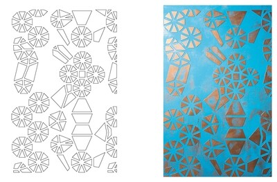 STENCIL       CM.60X90 COD.98555