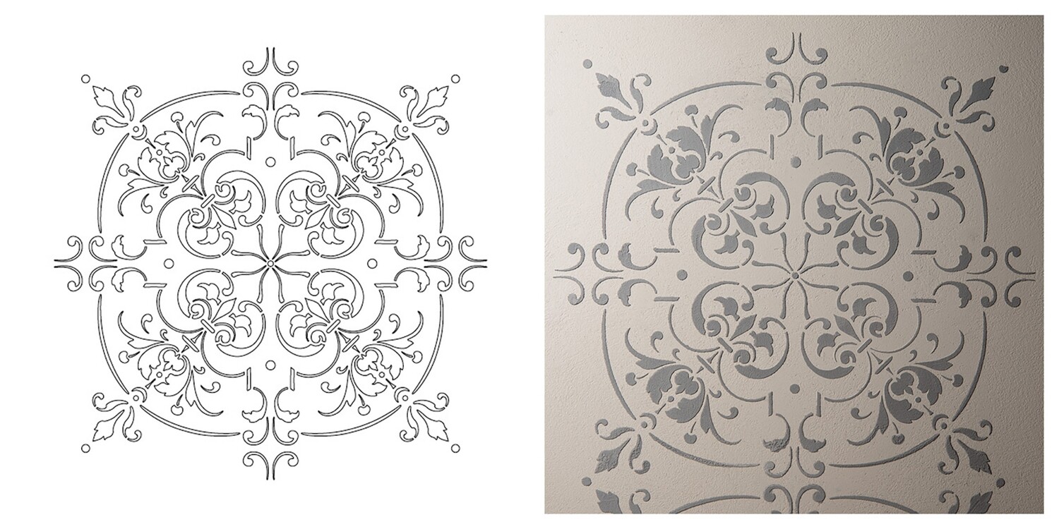 STENCIL      CM.60X60 COD.98508