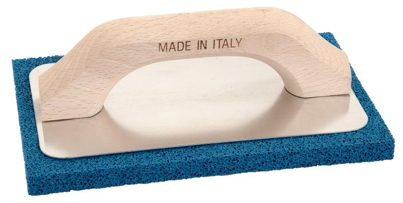 Frattazzo gomma spugna blu dura cm.24*10*1,5
