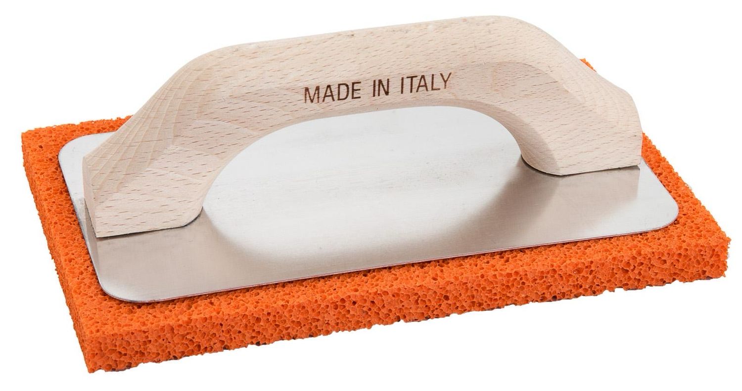 Frattazzo con gomma spugna morbida cm.24*10*1,5