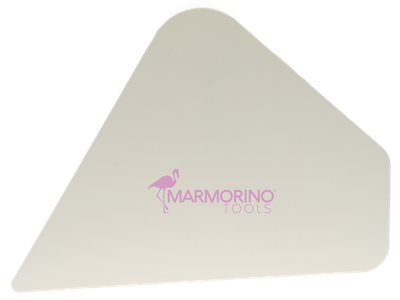 SPATOLA MIRO’ - PER EFFETTI  LAMA PVC FLESSIBILE BIANCA mm.240x145x1