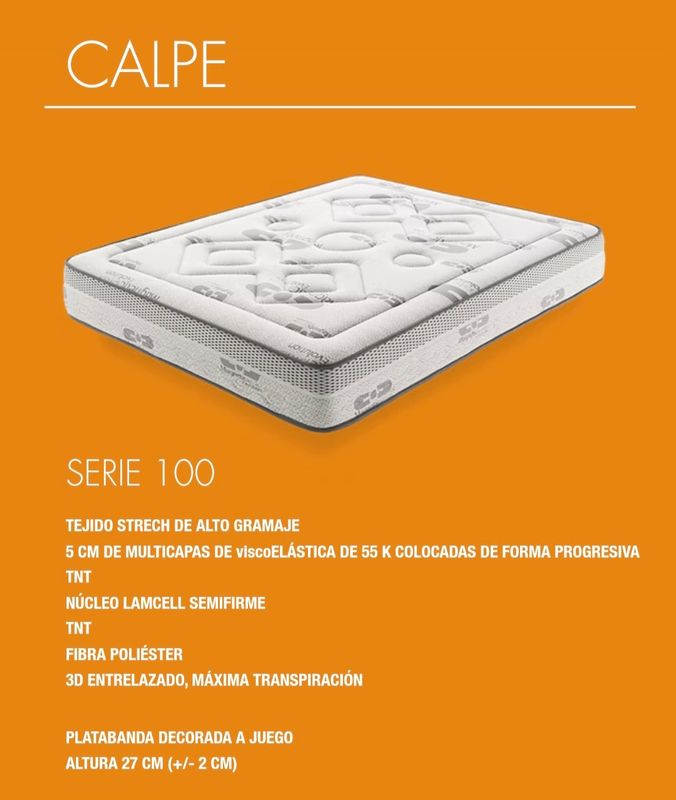 Colchon Viscoelastica 5cmts.