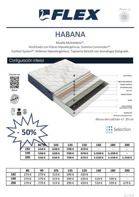 Colchones Flex 50% de Dto.