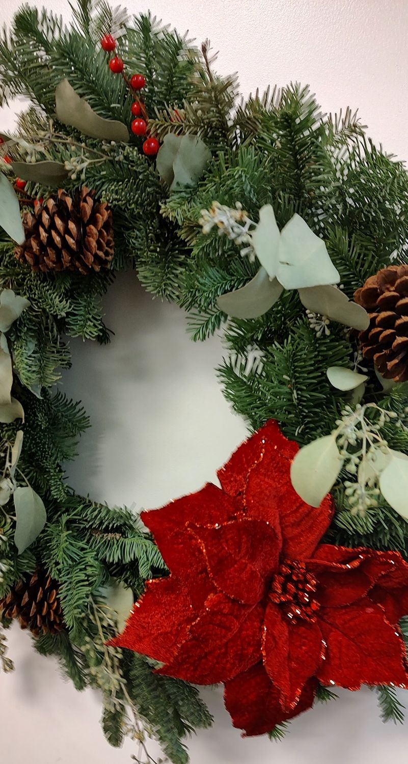 Christmas wreath workshop