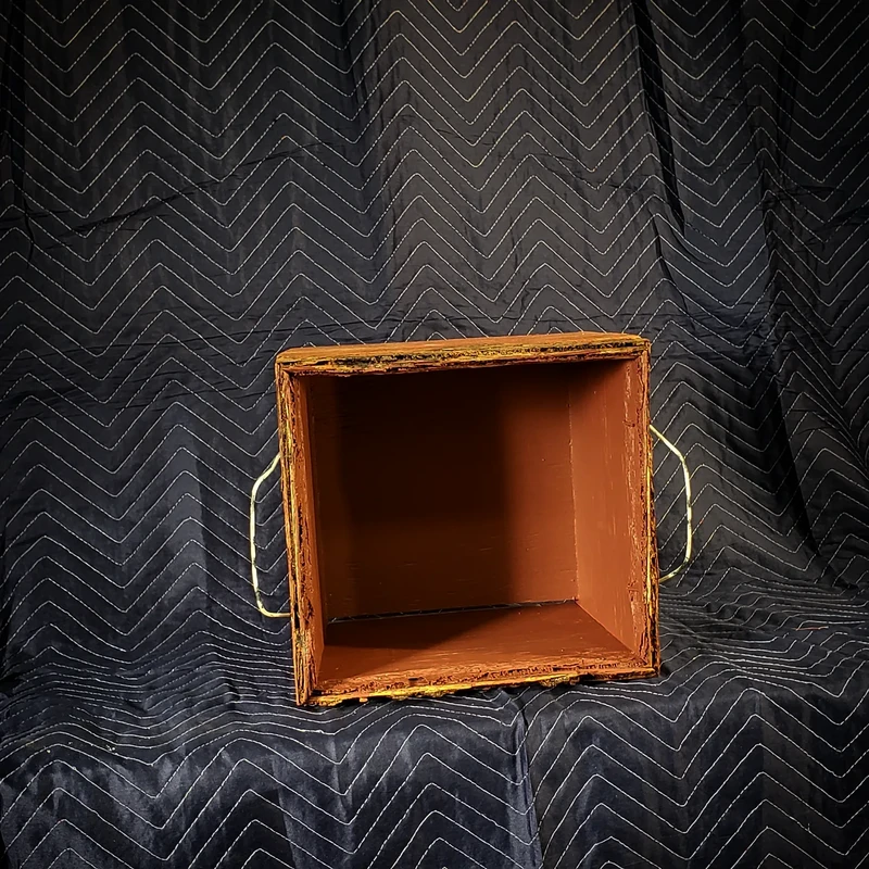 Weathered ,worn farmhouse box