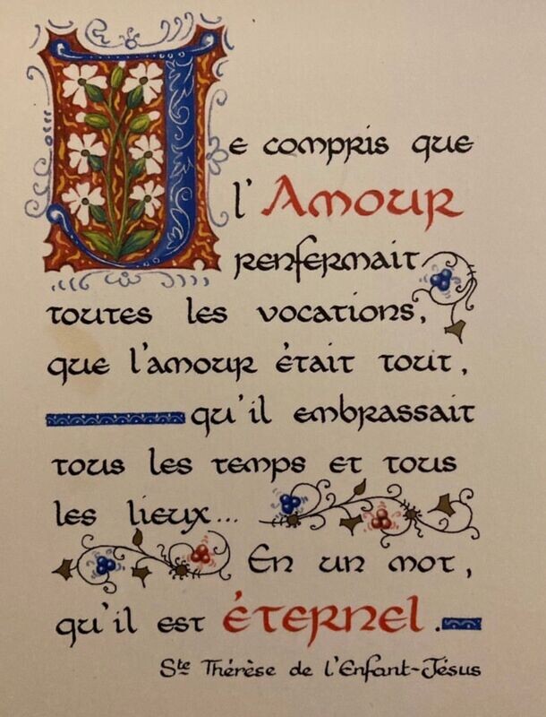 Calligraphy work