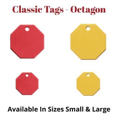 Classic Tags Octagon Classic Tags Octagon
