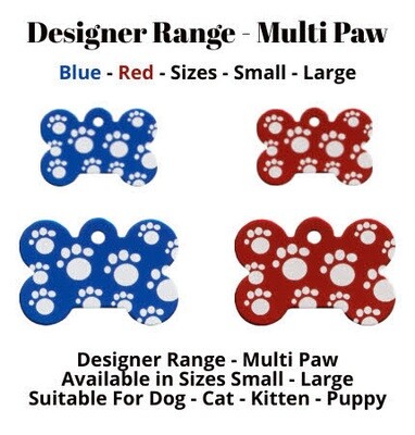 Designer Range - Multi Paw