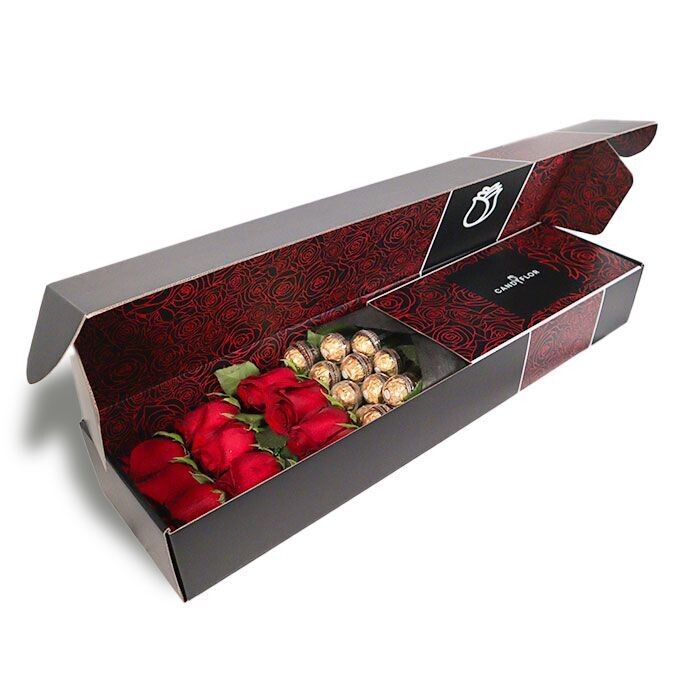 Radiant Roses: A Collection by Candyflor with Chocolates