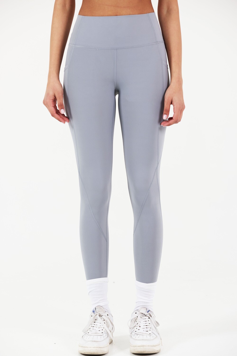 Label High Rise Pocket Legging, Size: S, Color: Grainsboro