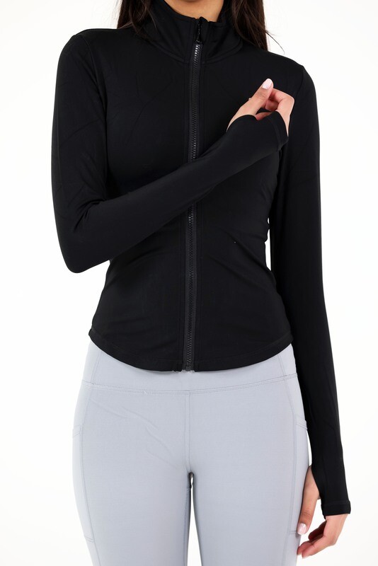 Activewear Compression Zip Jacket