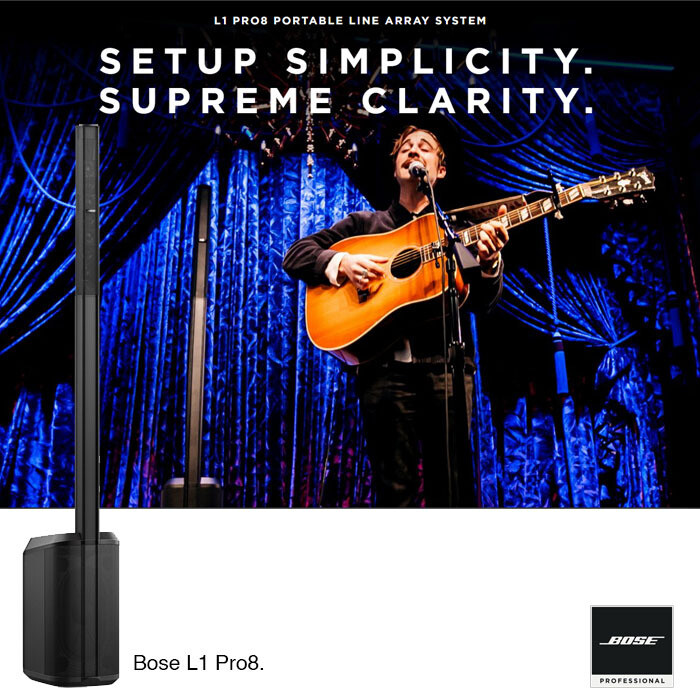 Bose L1 Pro8 - Speaker Portable Line Array Sistem | Untuk Band &amp; DJ Performance, Speech (Pidato), Video Conference