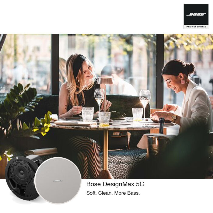 Bose DesignMax 5C - In-Ceiling Speaker | Untuk Background Music, Cafe & Restoran, Speech, Tempat Ibadah, Toko Retail