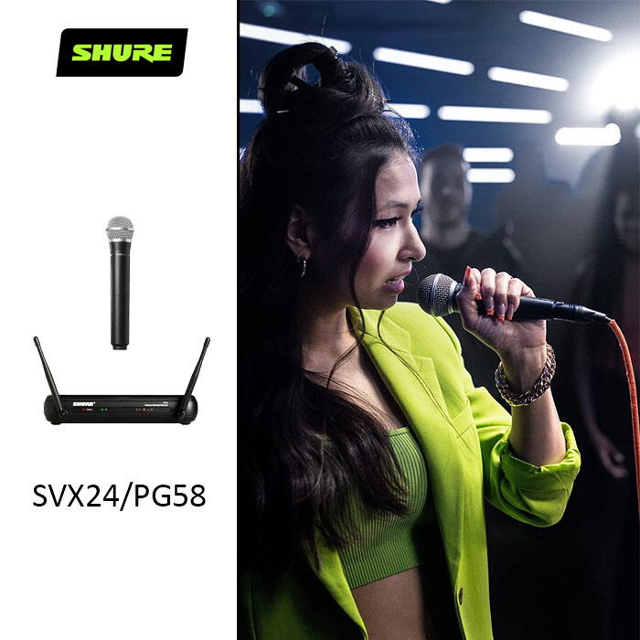 Shure SVX24 PG58 - Microphone Vocal Wireless