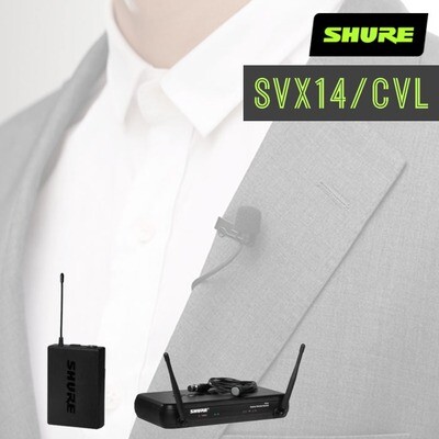 Shure SVX14 CVL - Microphone Clip-On Jepit Wireless