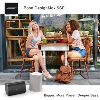 Bose DesignMax 5SE - On-Wall Speaker Outdoor | Untuk Background Music, Cafe &amp; Restoran, Speech, Tempat Ibadah, Toko Retail, Musik Tema Outdoor