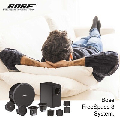 Bose FreeSpace 3 System - 4.1 Sound System | Untuk Background Music, Cafe & Restoran, Speech, Toko Retail Bose FreeSpace 3 System - 4.1 Sound System | Untuk Background Music, Cafe & Restoran, Speech, Toko Retail