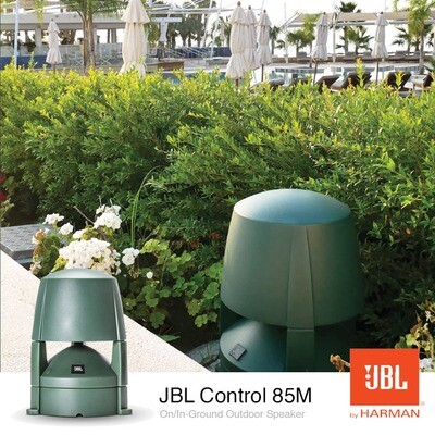 JBL Control 85M On / In-Ground Speaker Taman Outdoor | Untuk Background Music, Cafe & Restoran, Toko Retail, Musik Bertema Outdoor