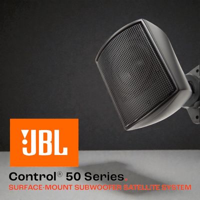JBL C50Pack, Speaker Sistem Subwoofer-Satellite Pasif, 100 Watt