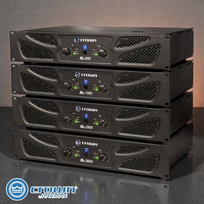 Crown XLi 800, Power Amplifier, Class AB, 200 Watt Per Channel