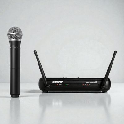 Shure SVX24/PG58, Microphone Vokal Dynamic, Wireless