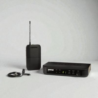Shure BLX14/CVL, Microphone Jepit Condenser, Wireless
