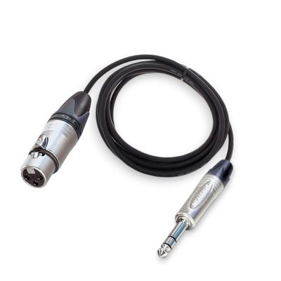 Jack Audio Neutrik XLR Female to TRS Stereo dengan Kabel Canare L2T2S